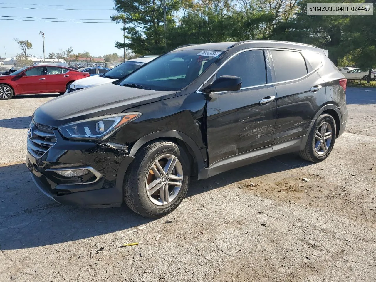 2017 Hyundai Santa Fe Sport VIN: 5NMZU3LB4HH024467 Lot: 75392434