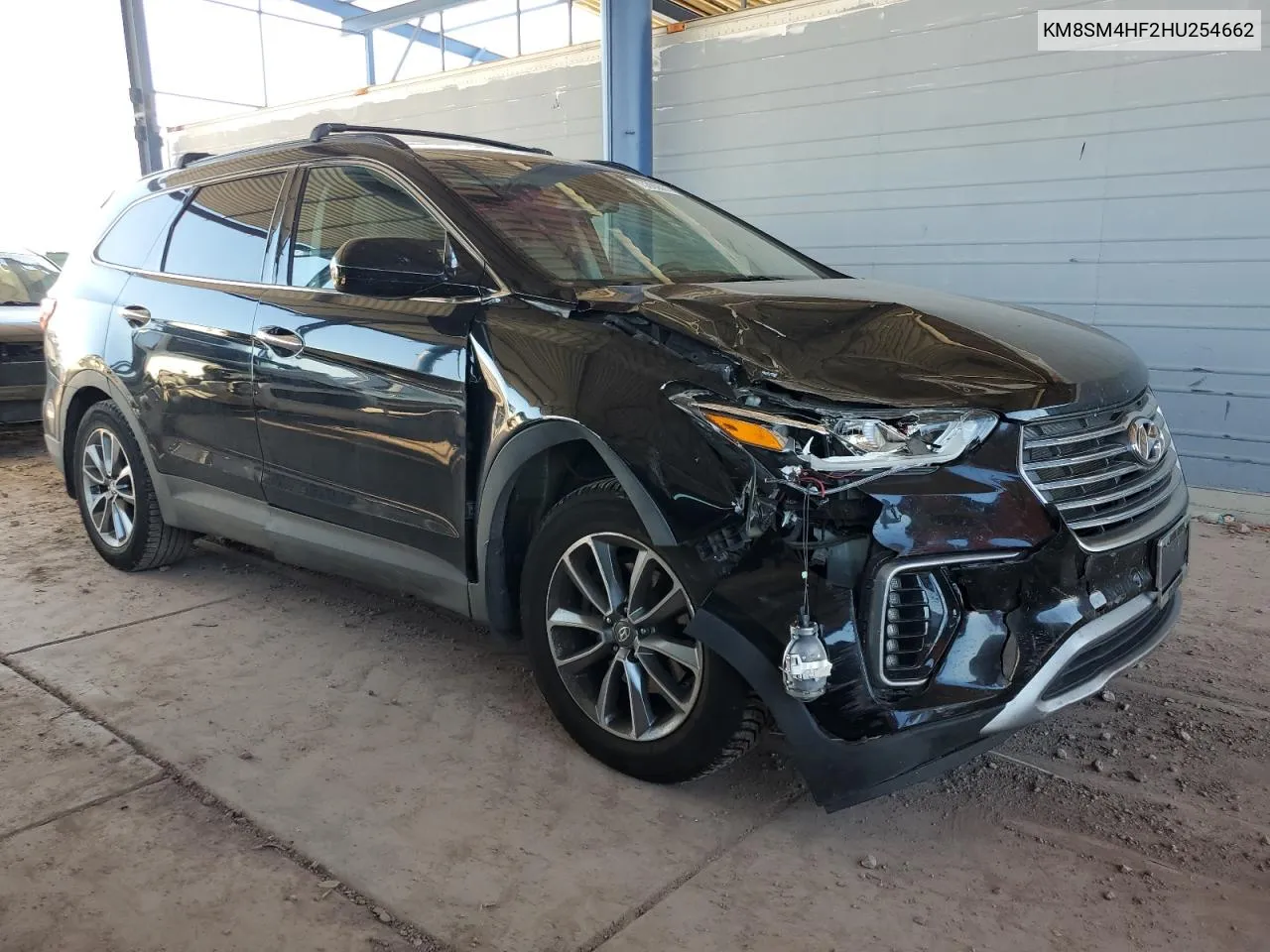 2017 Hyundai Santa Fe Se VIN: KM8SM4HF2HU254662 Lot: 75392614