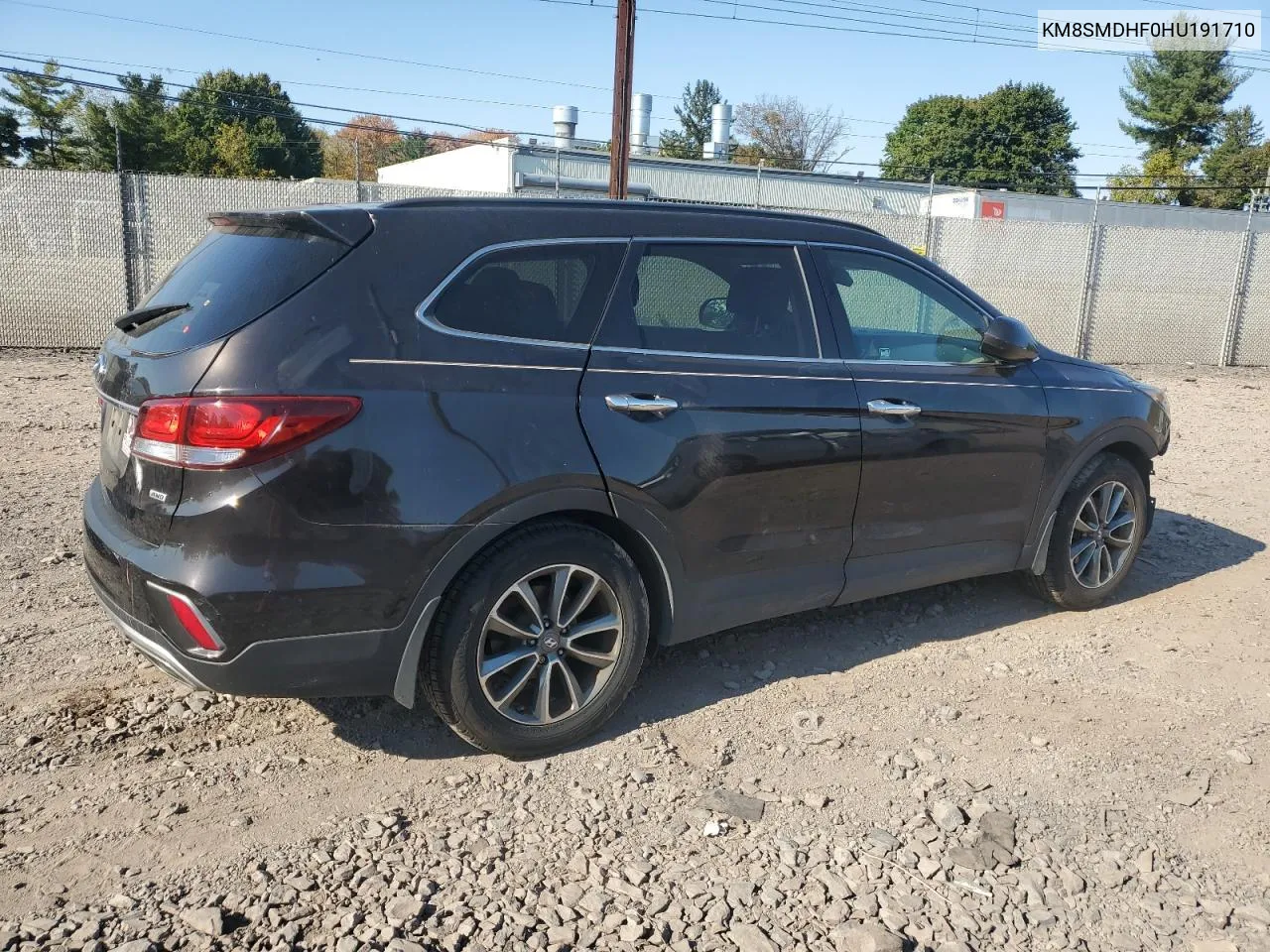 2017 Hyundai Santa Fe Se VIN: KM8SMDHF0HU191710 Lot: 75399014