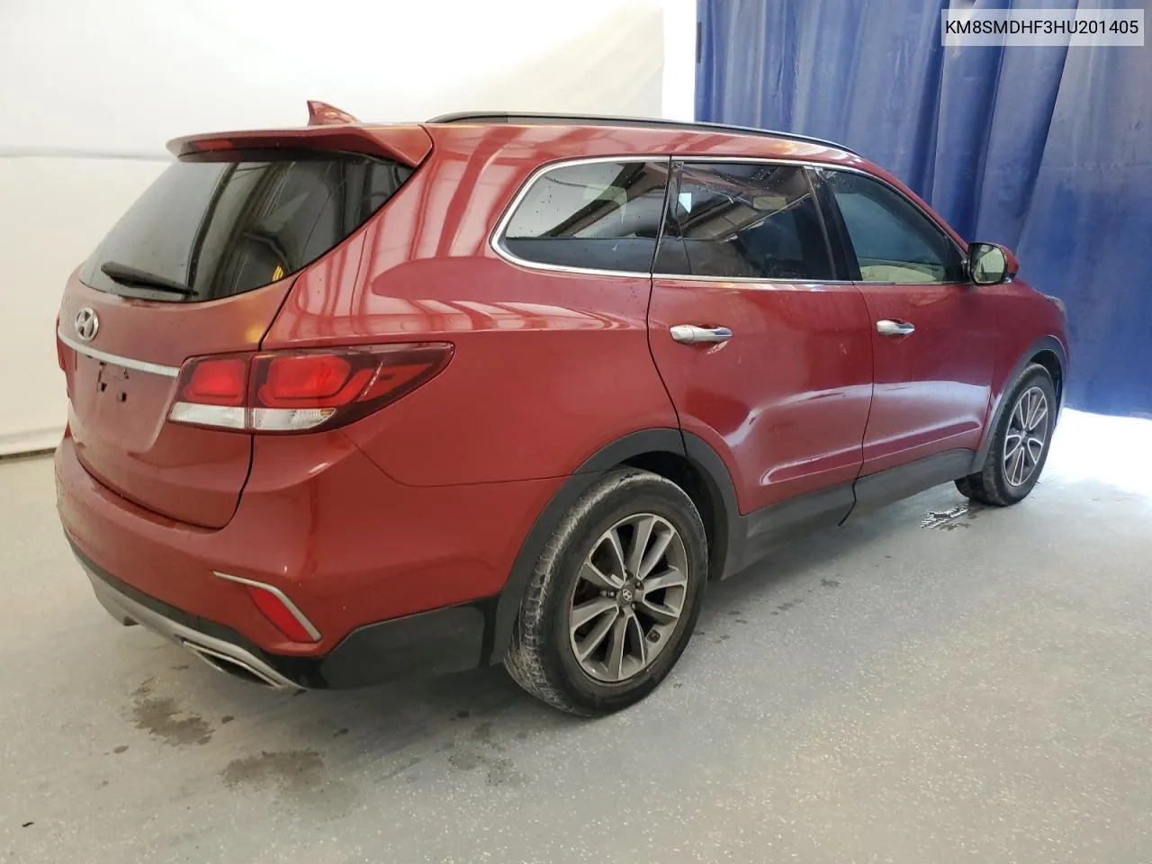 2017 Hyundai Santa Fe Se VIN: KM8SMDHF3HU201405 Lot: 75473794