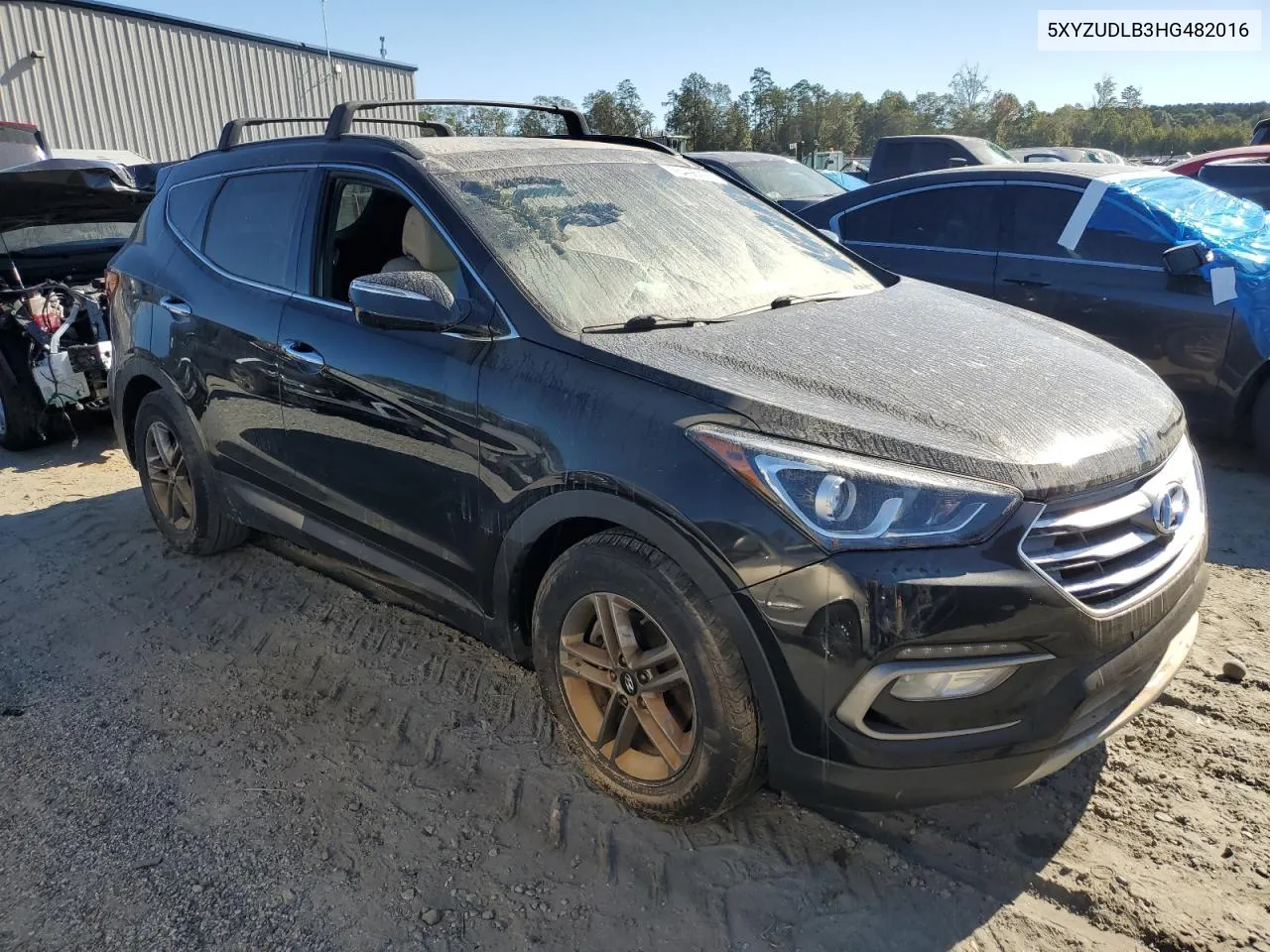 2017 Hyundai Santa Fe Sport VIN: 5XYZUDLB3HG482016 Lot: 75496424