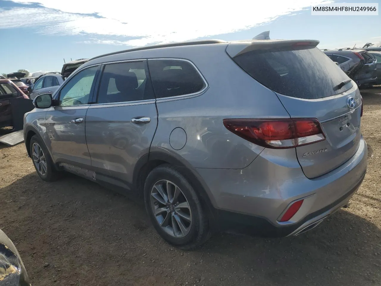 KM8SM4HF8HU249966 2017 Hyundai Santa Fe Se