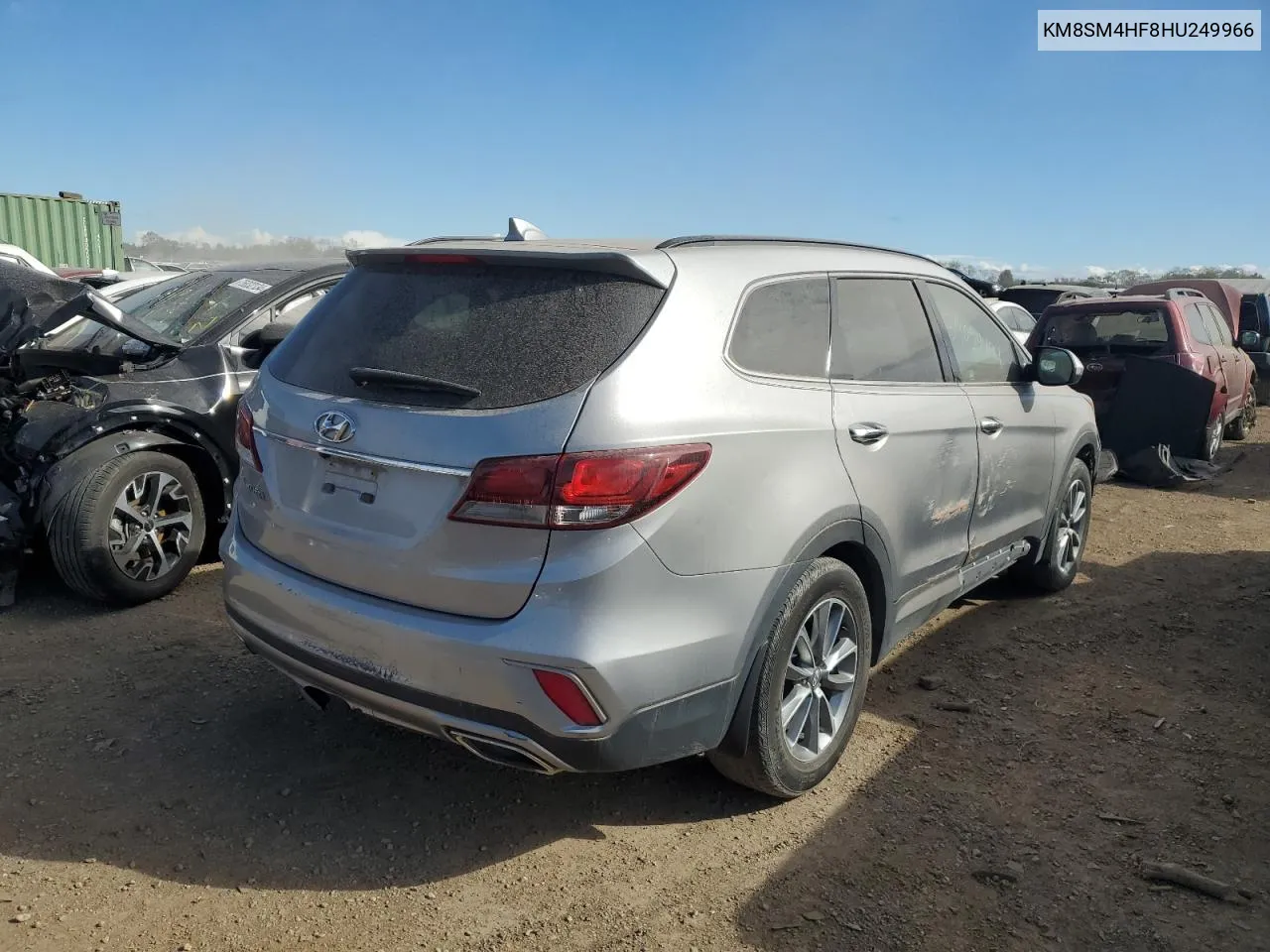 KM8SM4HF8HU249966 2017 Hyundai Santa Fe Se