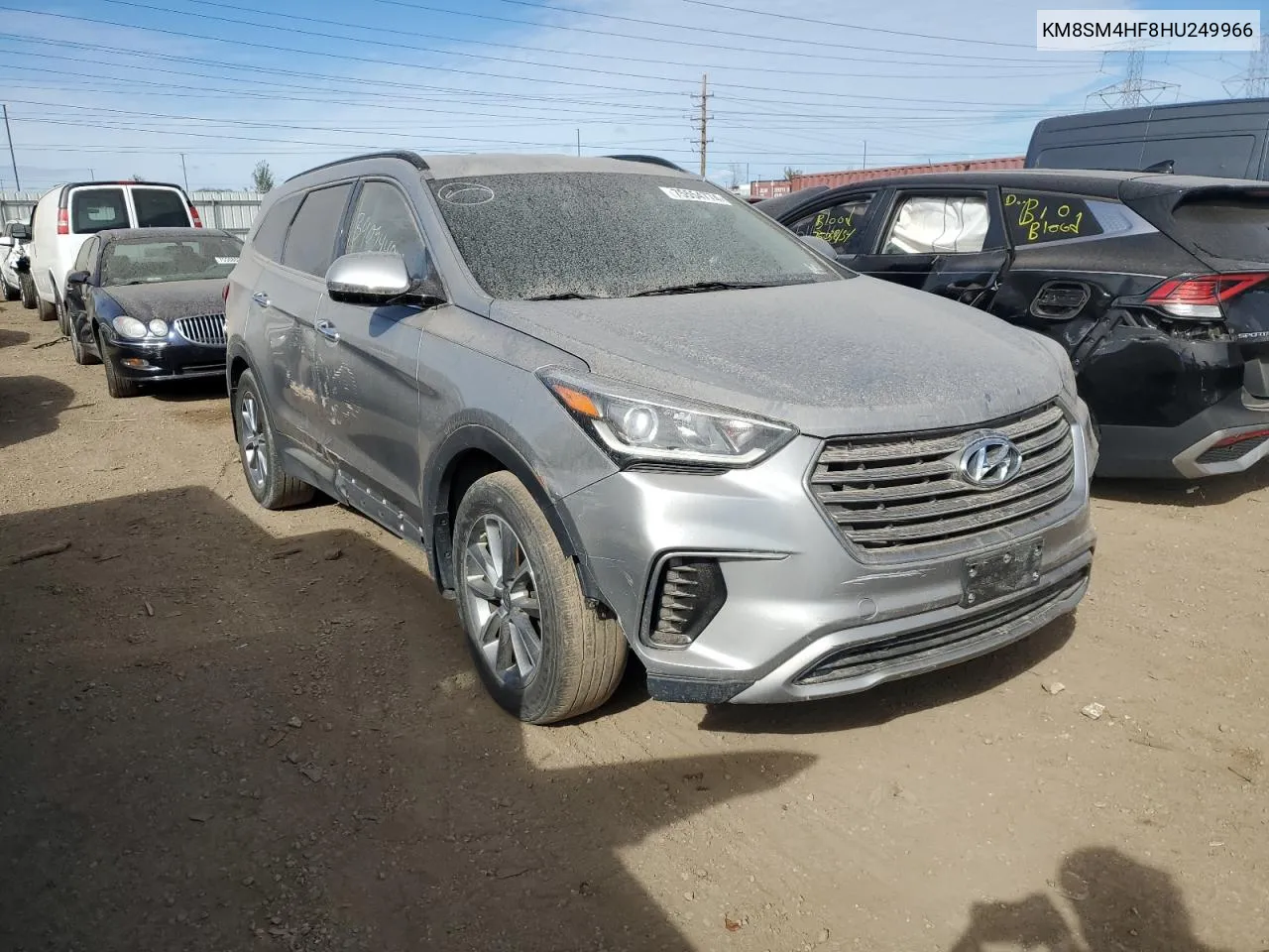 KM8SM4HF8HU249966 2017 Hyundai Santa Fe Se