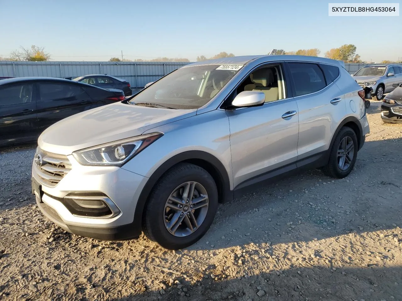 2017 Hyundai Santa Fe Sport VIN: 5XYZTDLB8HG453064 Lot: 75557124