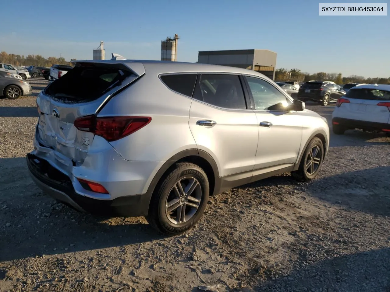 2017 Hyundai Santa Fe Sport VIN: 5XYZTDLB8HG453064 Lot: 75557124