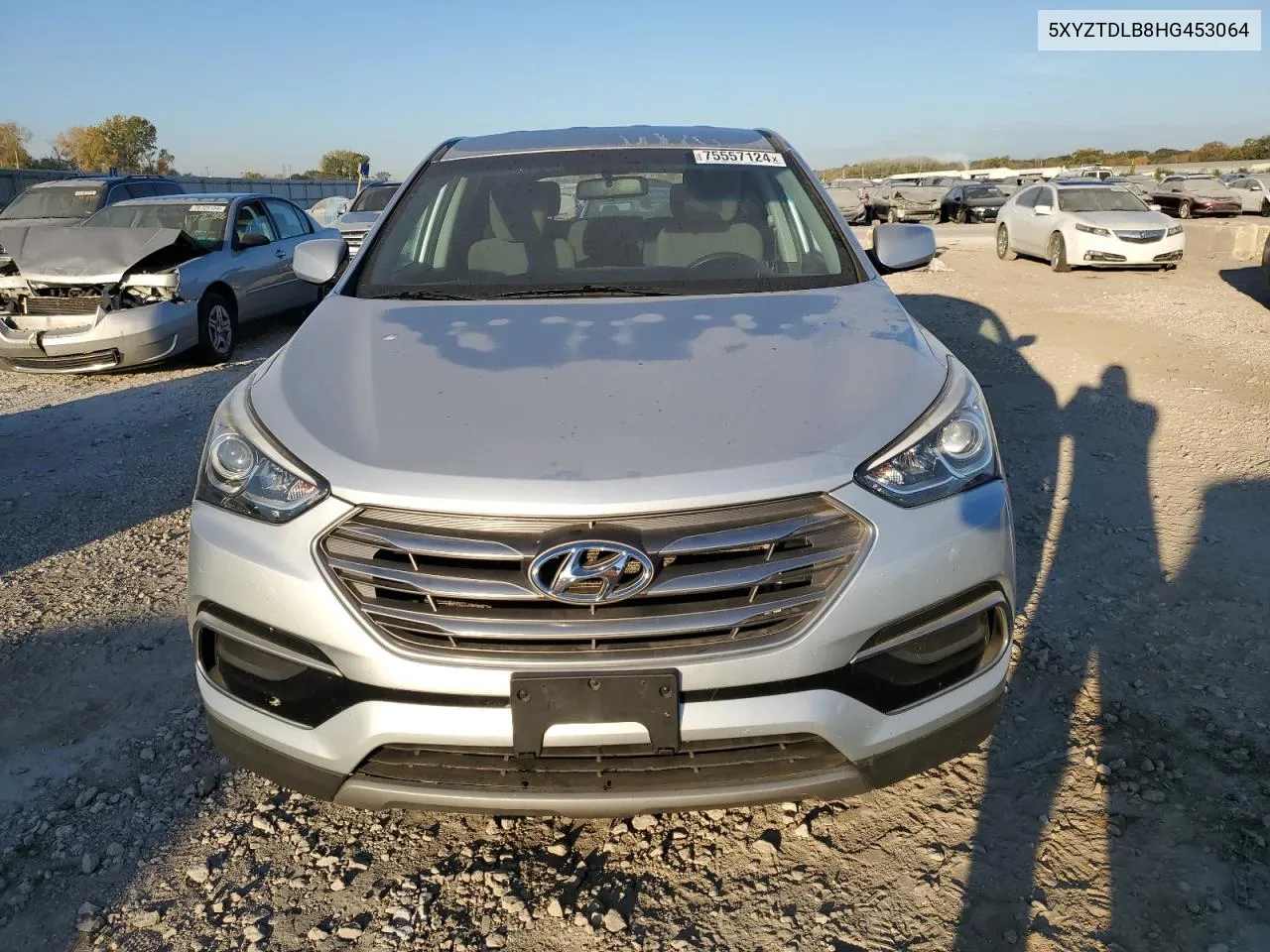 2017 Hyundai Santa Fe Sport VIN: 5XYZTDLB8HG453064 Lot: 75557124