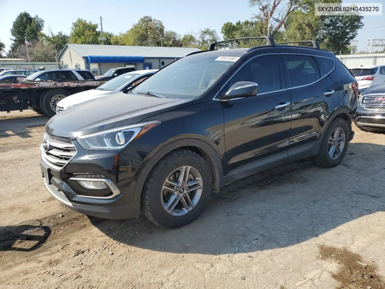 2017 Hyundai Santa Fe Sport VIN: 5XYZUDLB2HG435270 Lot: 75557554