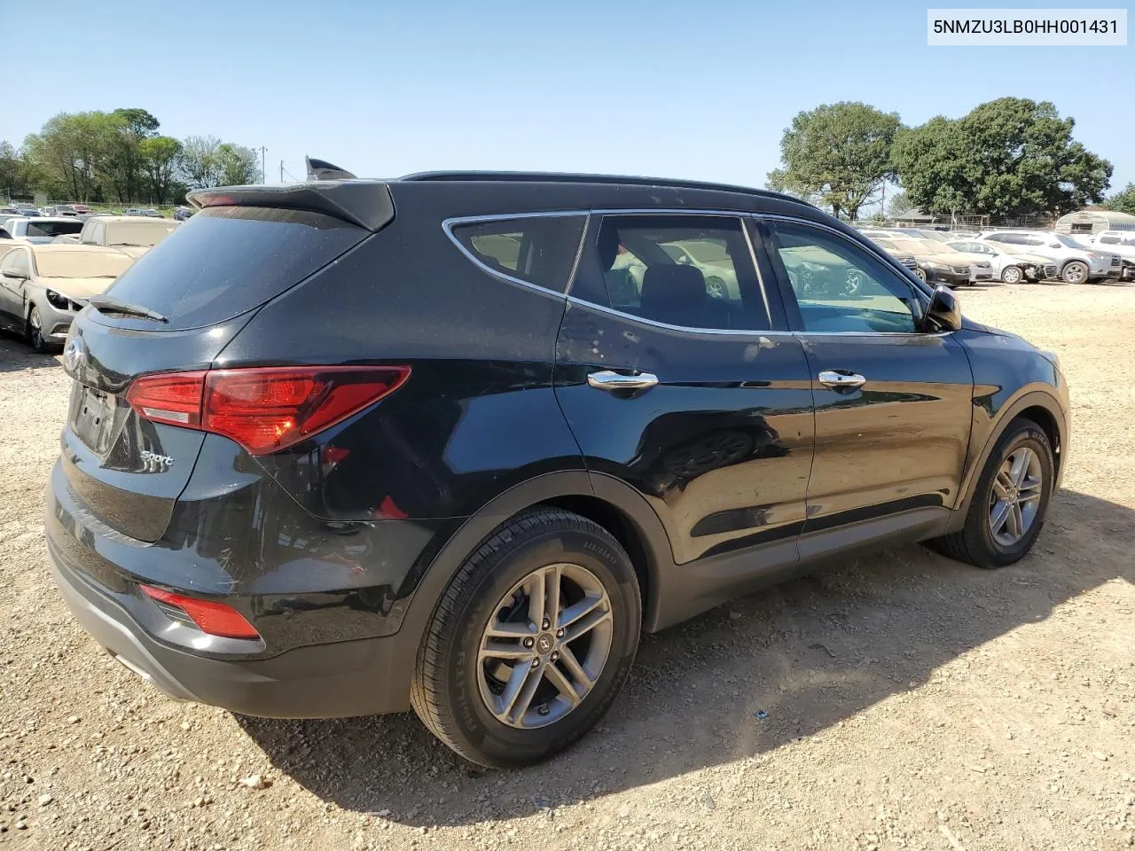 2017 Hyundai Santa Fe Sport VIN: 5NMZU3LB0HH001431 Lot: 75569234