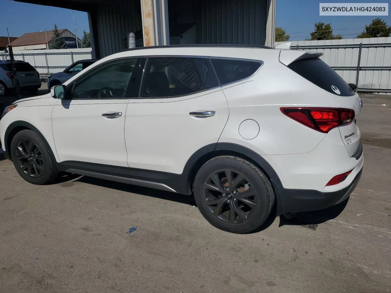 2017 Hyundai Santa Fe Sport VIN: 5XYZWDLA1HG424083 Lot: 75670044