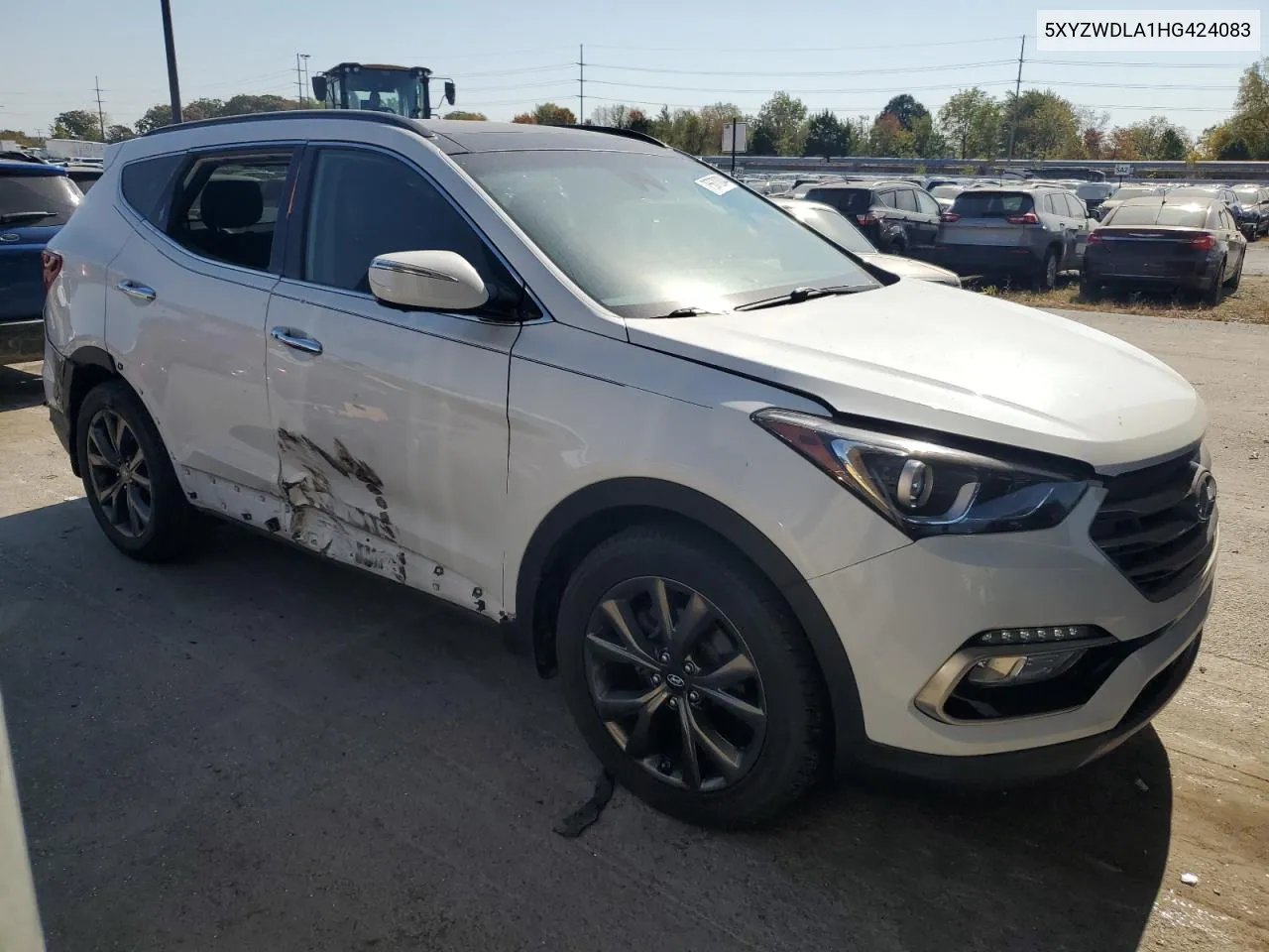 2017 Hyundai Santa Fe Sport VIN: 5XYZWDLA1HG424083 Lot: 75670044