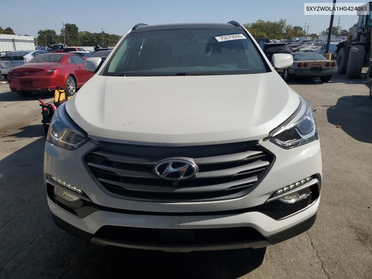 2017 Hyundai Santa Fe Sport VIN: 5XYZWDLA1HG424083 Lot: 75670044