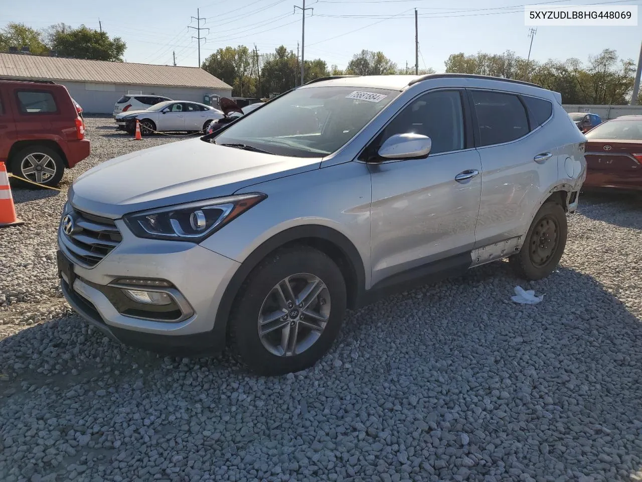 2017 Hyundai Santa Fe Sport VIN: 5XYZUDLB8HG448069 Lot: 75681884