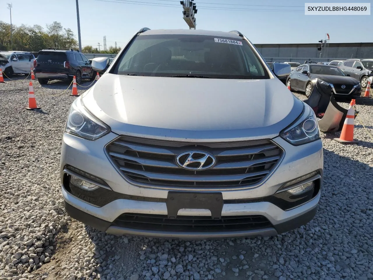 2017 Hyundai Santa Fe Sport VIN: 5XYZUDLB8HG448069 Lot: 75681884