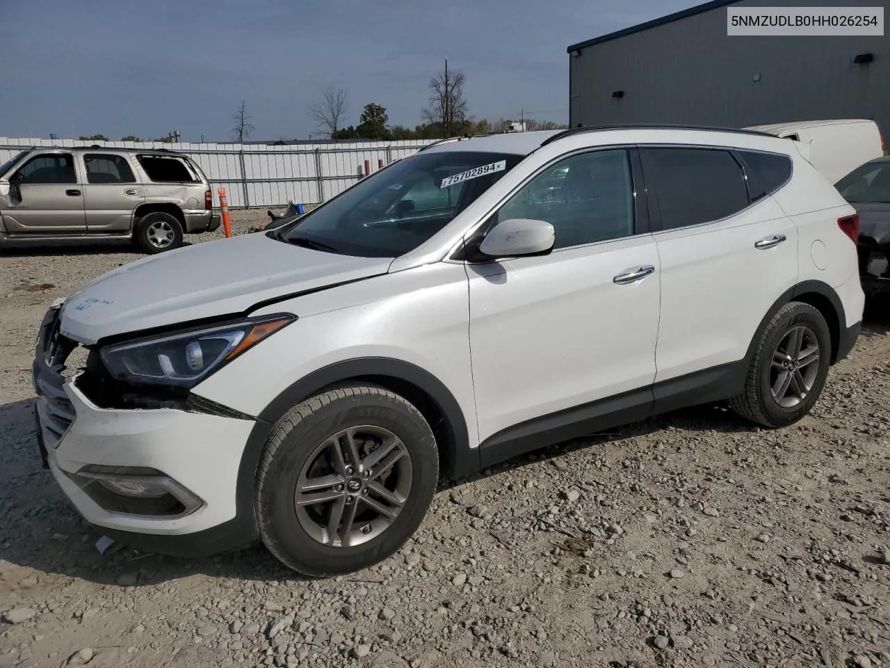 2017 Hyundai Santa Fe Sport VIN: 5NMZUDLB0HH026254 Lot: 75702894