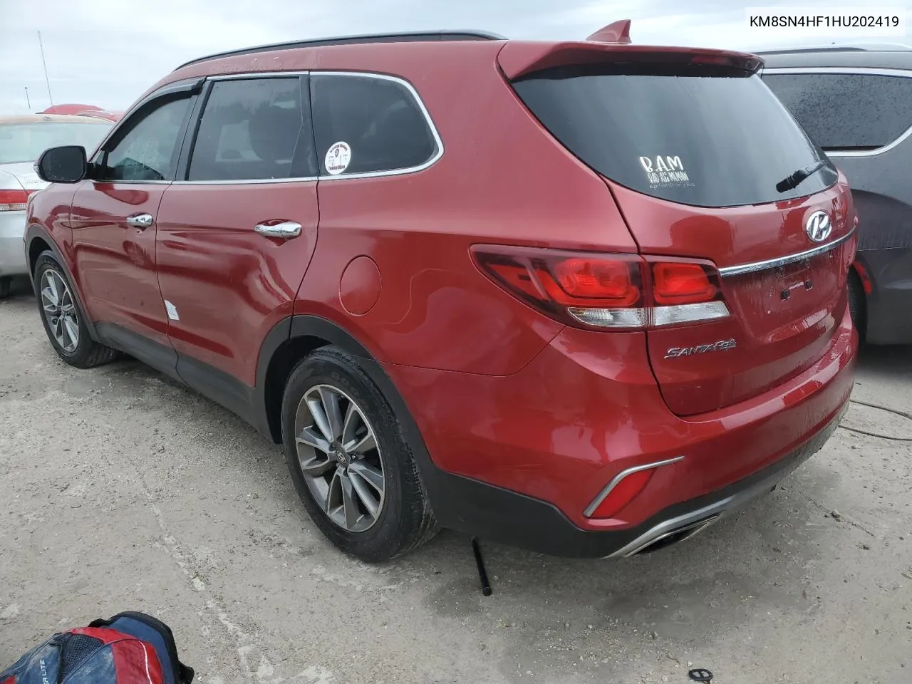 2017 Hyundai Santa Fe Se VIN: KM8SN4HF1HU202419 Lot: 75717454