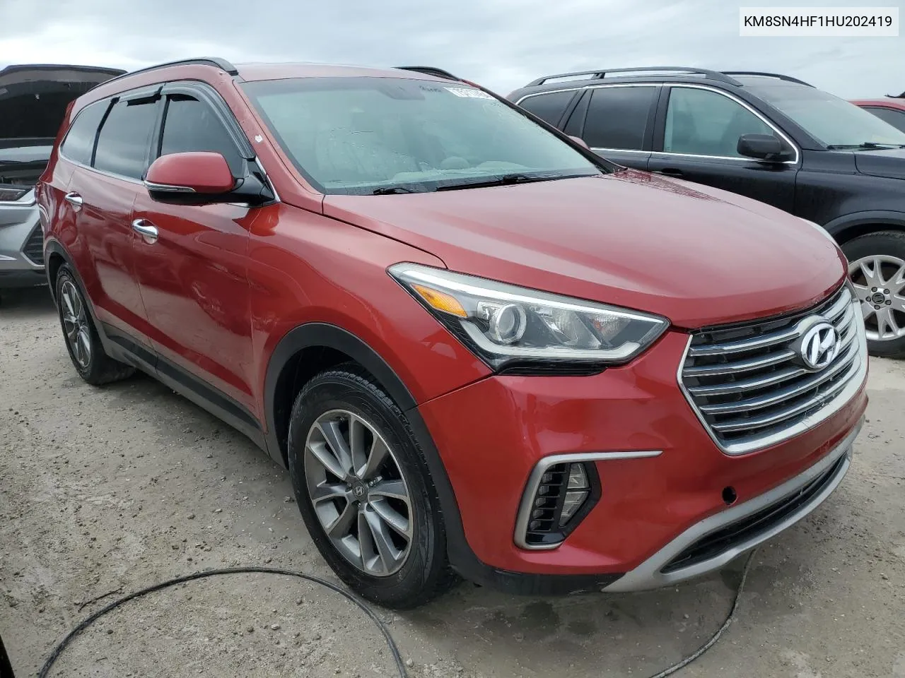 2017 Hyundai Santa Fe Se VIN: KM8SN4HF1HU202419 Lot: 75717454