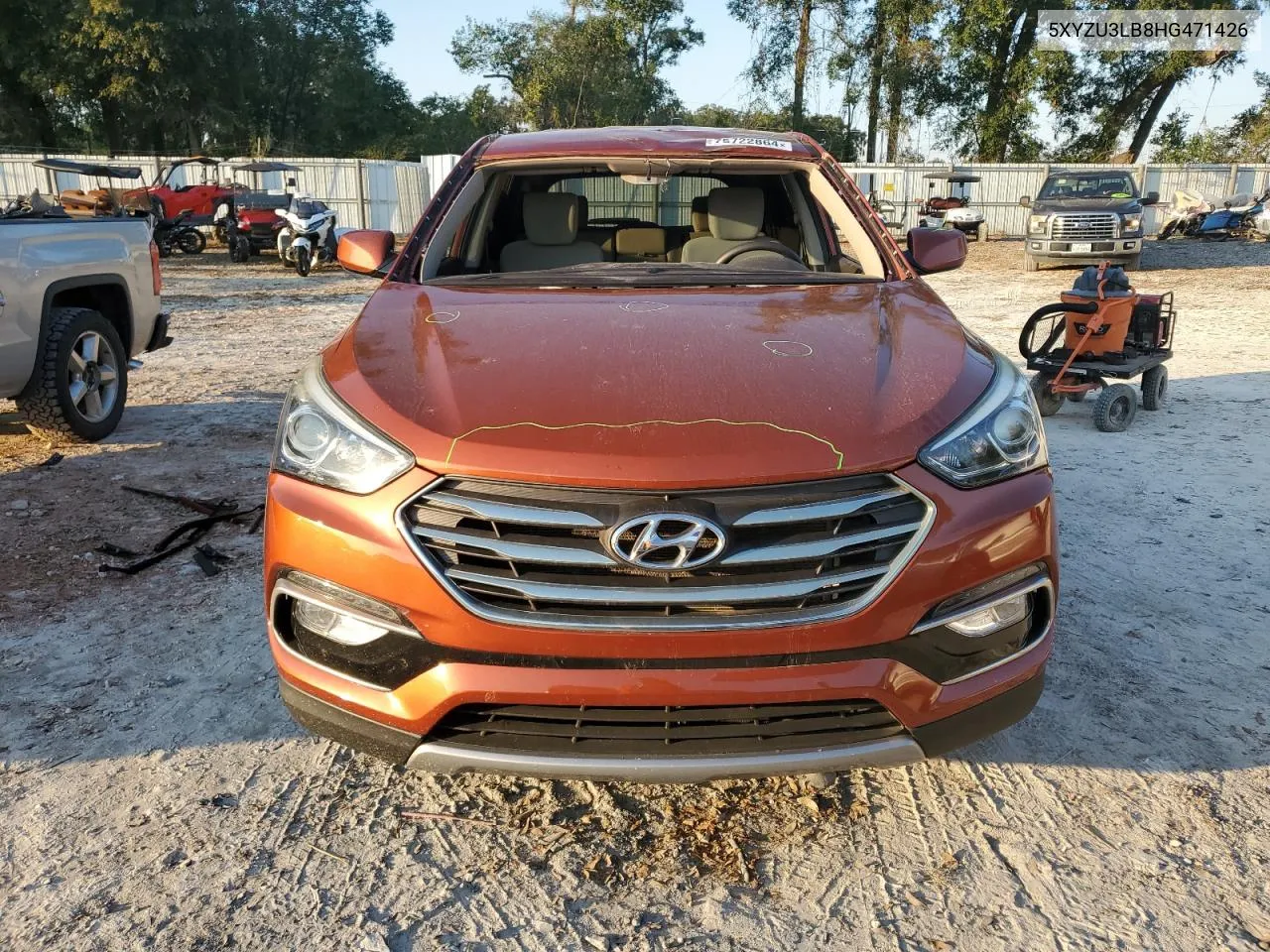 2017 Hyundai Santa Fe Sport VIN: 5XYZU3LB8HG471426 Lot: 75722864