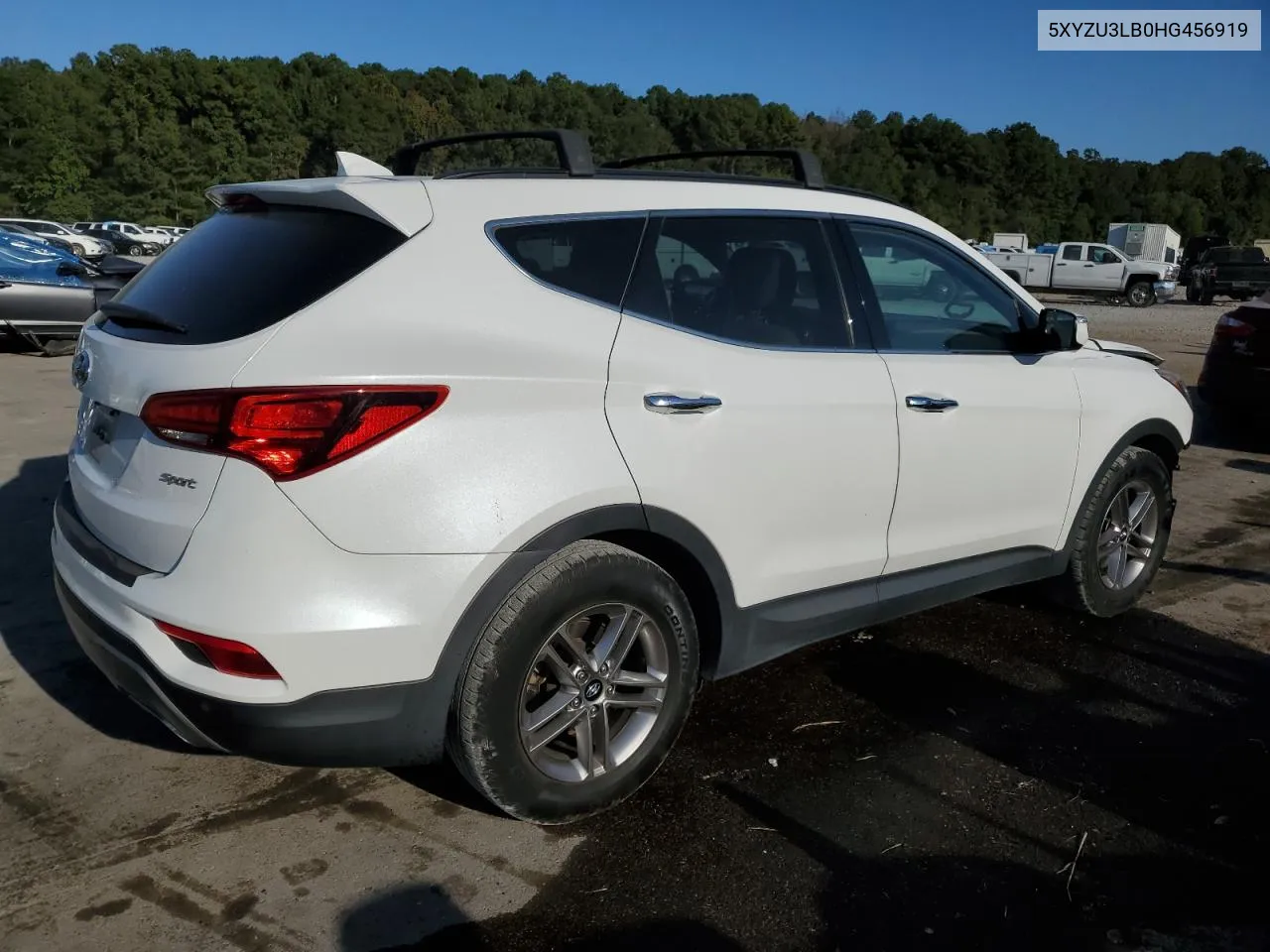 2017 Hyundai Santa Fe Sport VIN: 5XYZU3LB0HG456919 Lot: 75804454