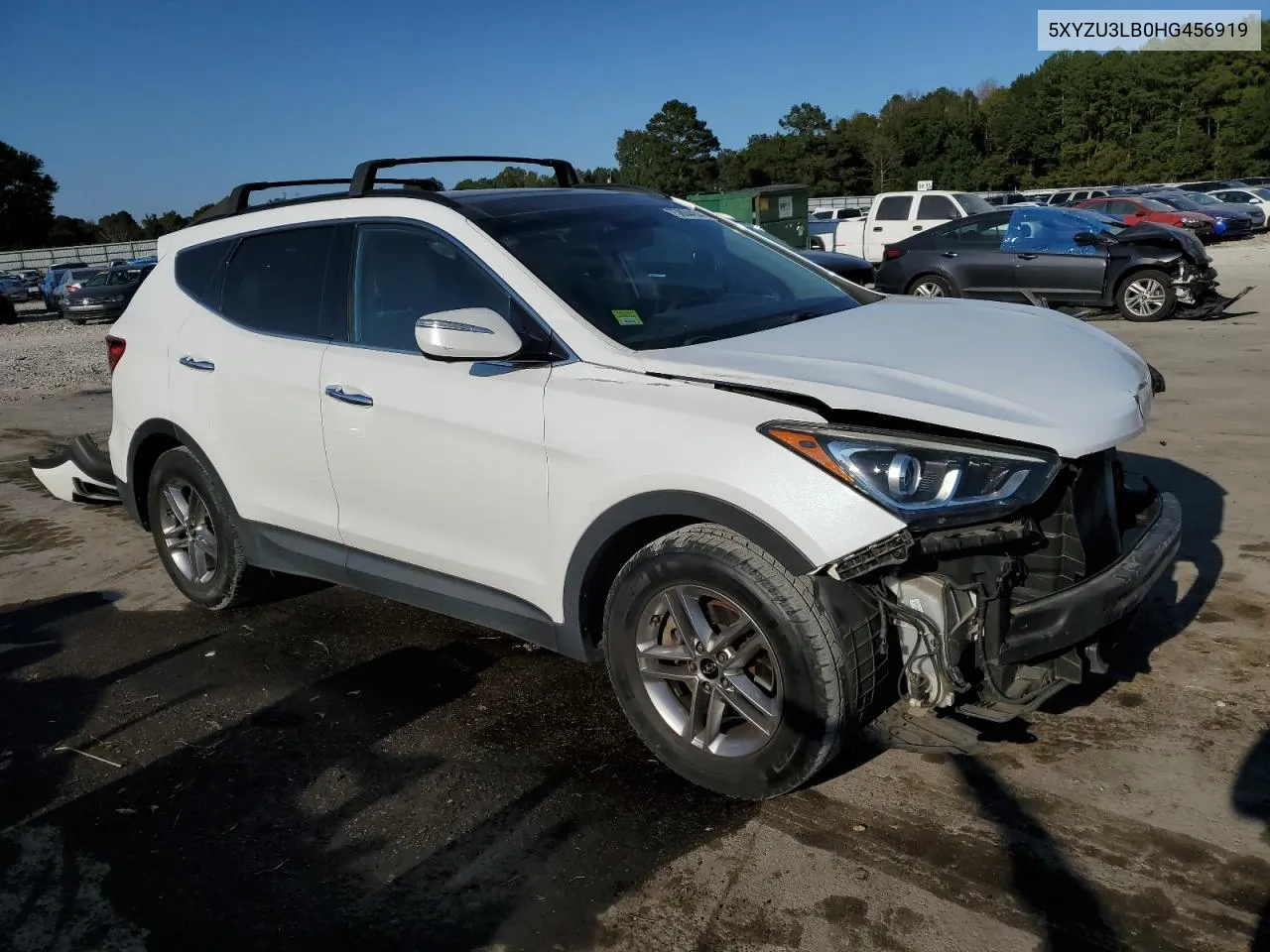 2017 Hyundai Santa Fe Sport VIN: 5XYZU3LB0HG456919 Lot: 75804454