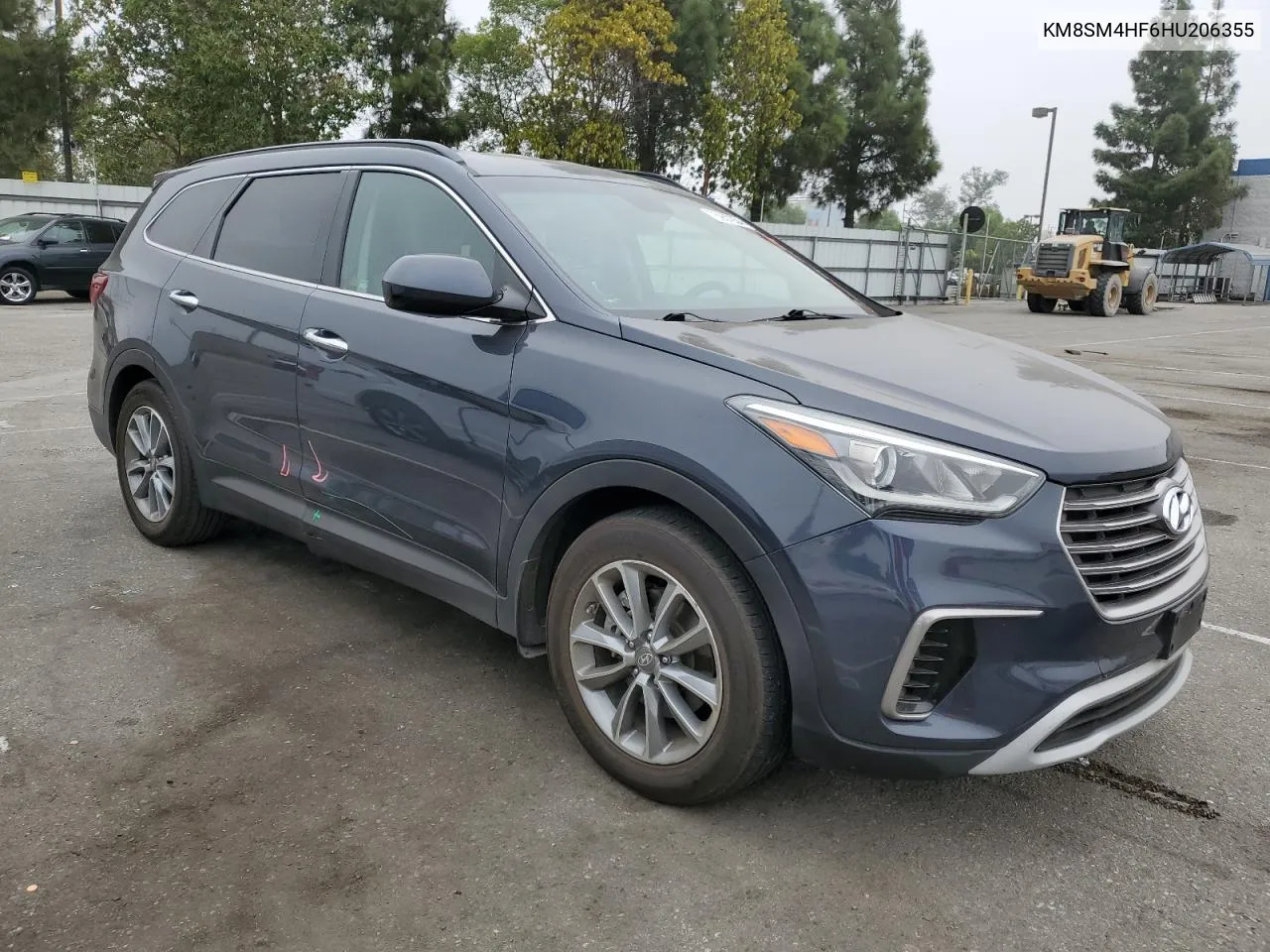 2017 Hyundai Santa Fe Se VIN: KM8SM4HF6HU206355 Lot: 75957934