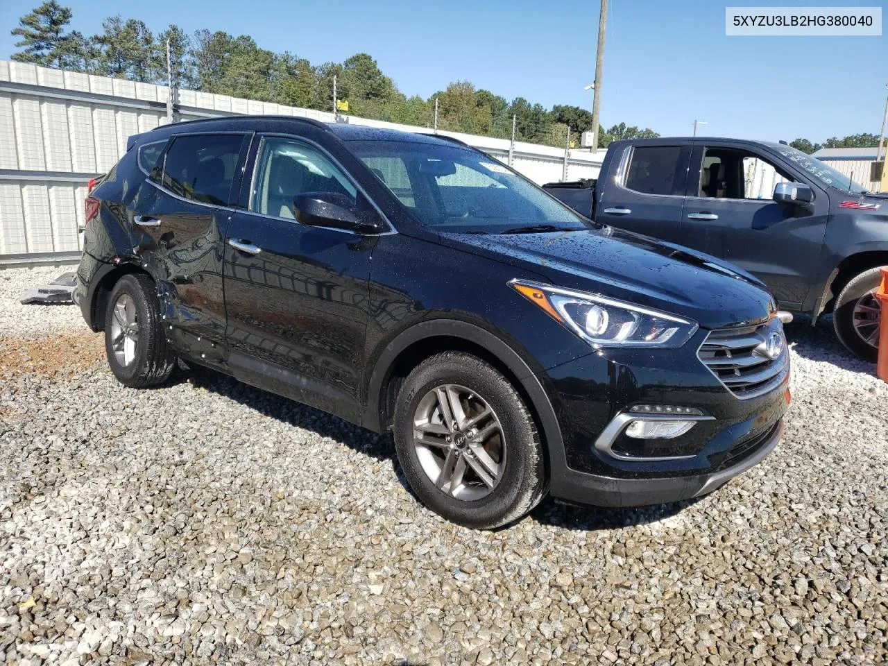 2017 Hyundai Santa Fe Sport VIN: 5XYZU3LB2HG380040 Lot: 76020124