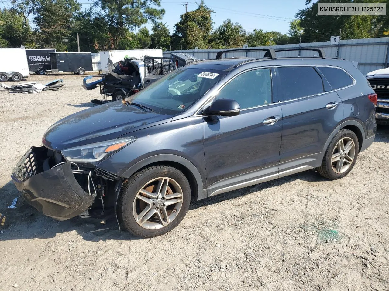 2017 Hyundai Santa Fe Se Ultimate VIN: KM8SRDHF3HU225222 Lot: 76045744