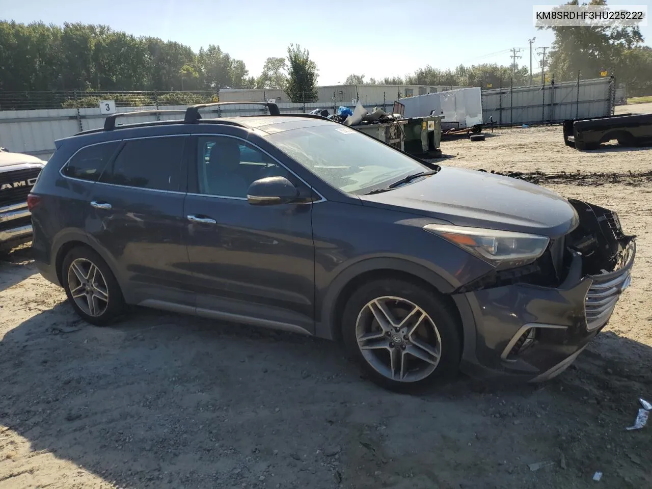 2017 Hyundai Santa Fe Se Ultimate VIN: KM8SRDHF3HU225222 Lot: 76045744