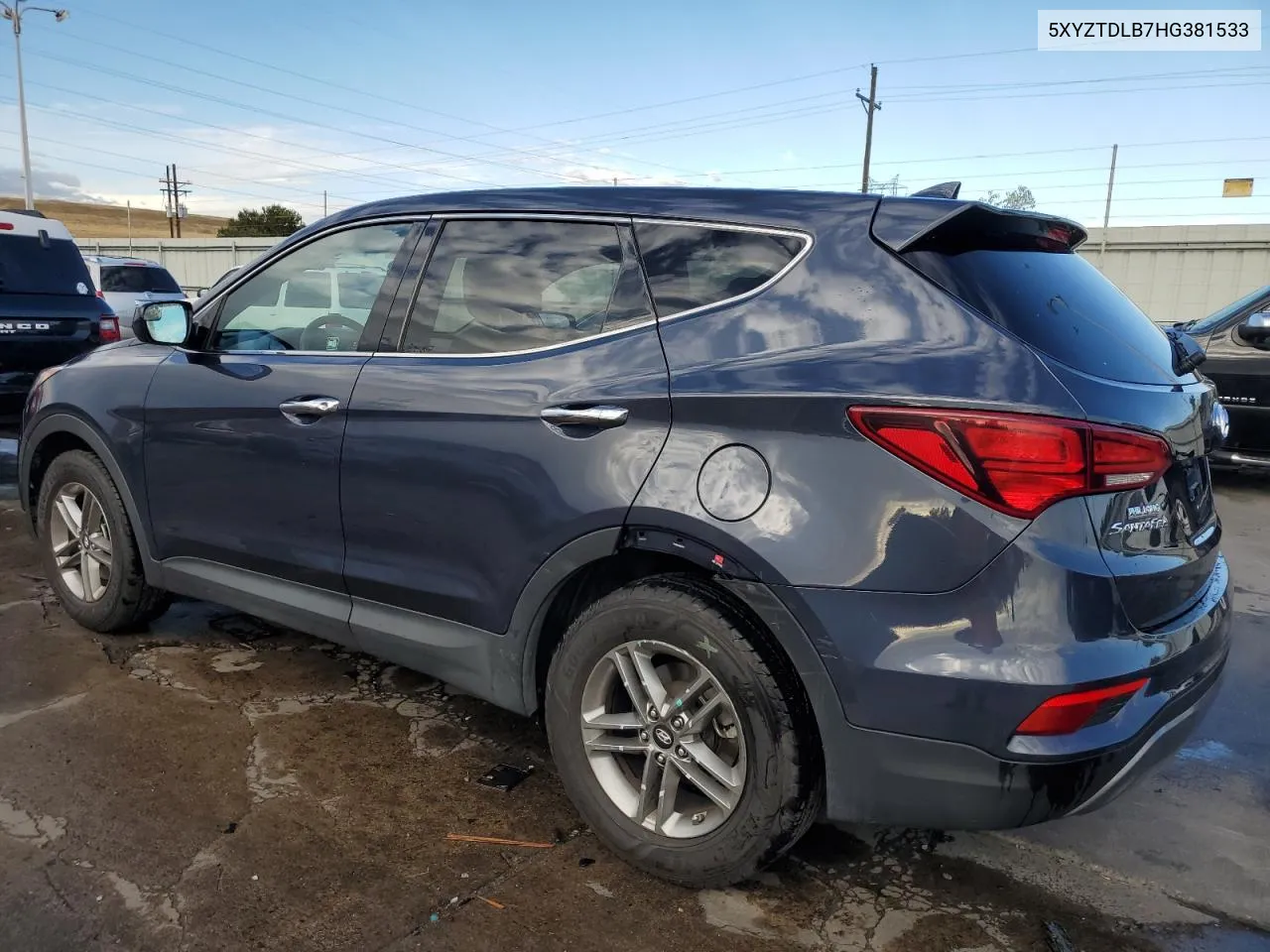 5XYZTDLB7HG381533 2017 Hyundai Santa Fe Sport