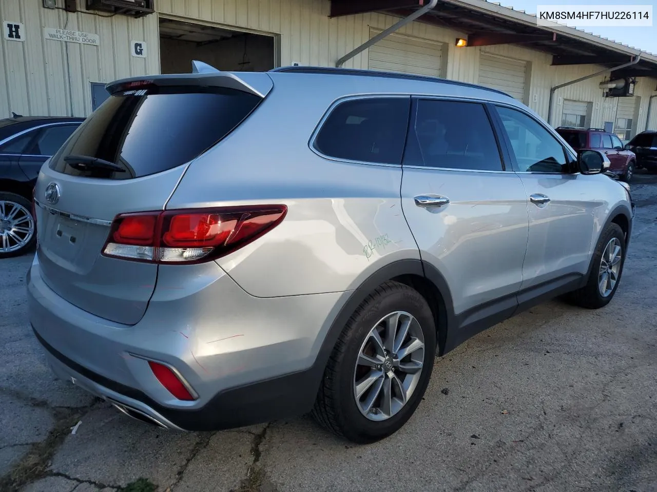 2017 Hyundai Santa Fe Se VIN: KM8SM4HF7HU226114 Lot: 76086044