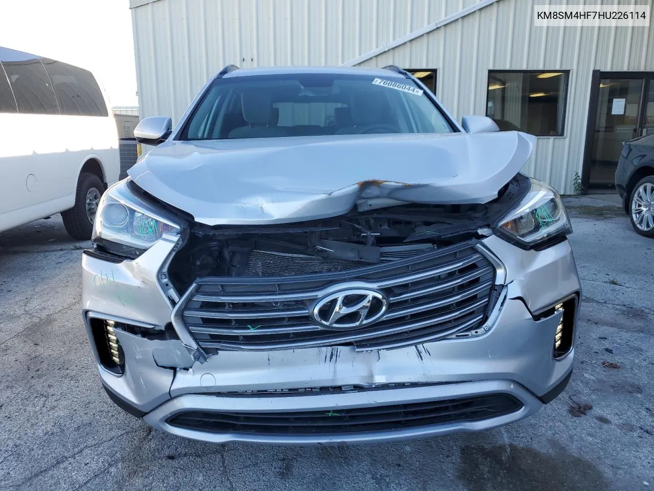 KM8SM4HF7HU226114 2017 Hyundai Santa Fe Se