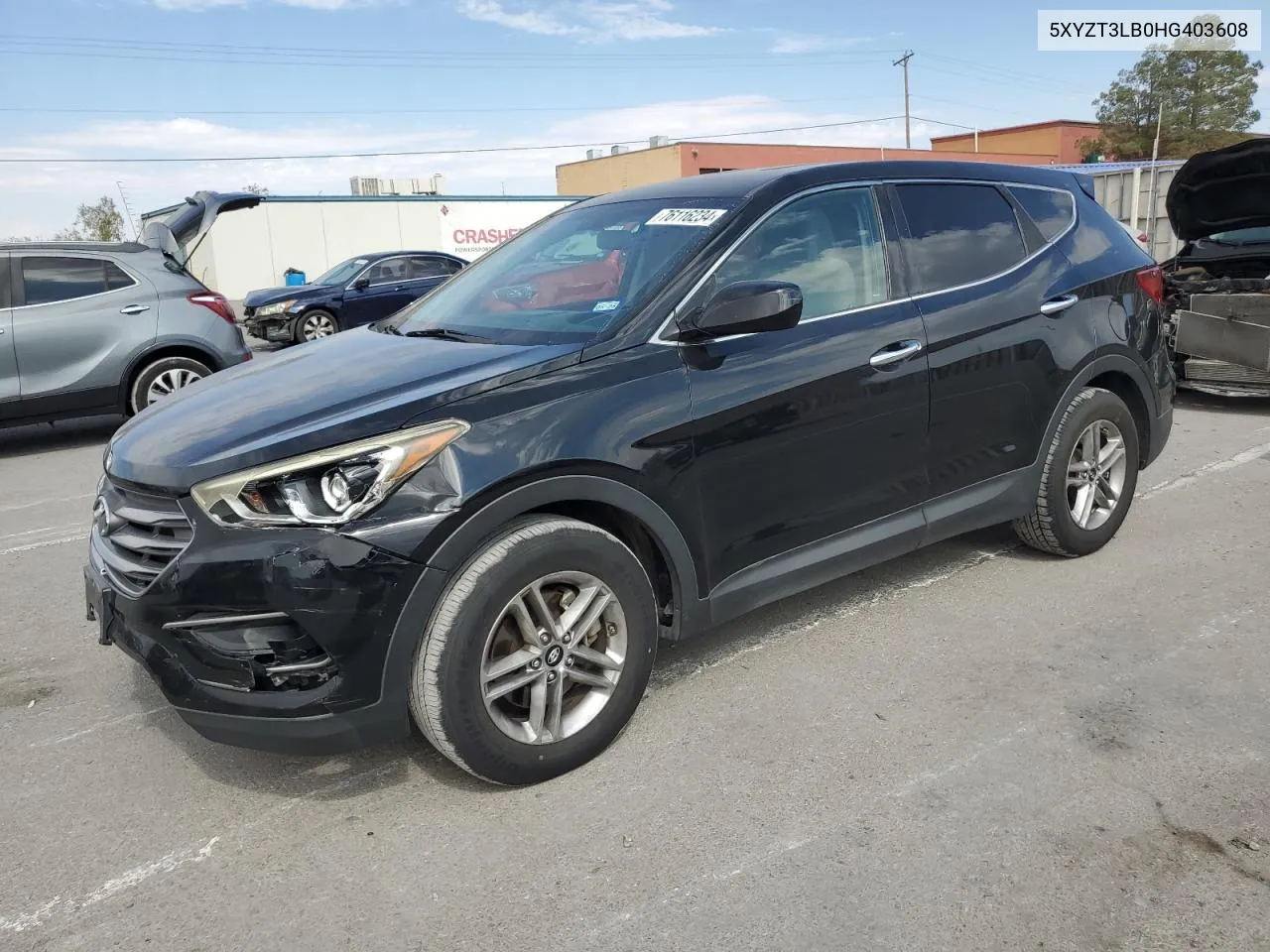 2017 Hyundai Santa Fe Sport VIN: 5XYZT3LB0HG403608 Lot: 76116234