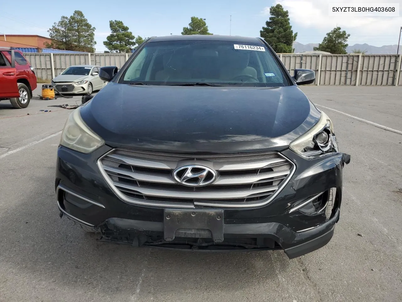 2017 Hyundai Santa Fe Sport VIN: 5XYZT3LB0HG403608 Lot: 76116234