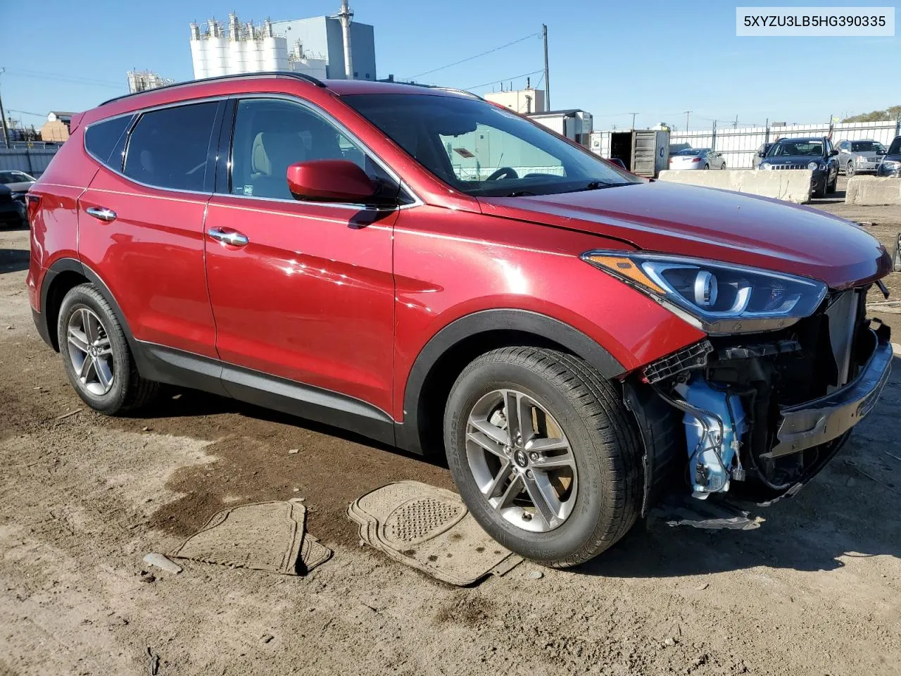 5XYZU3LB5HG390335 2017 Hyundai Santa Fe Sport