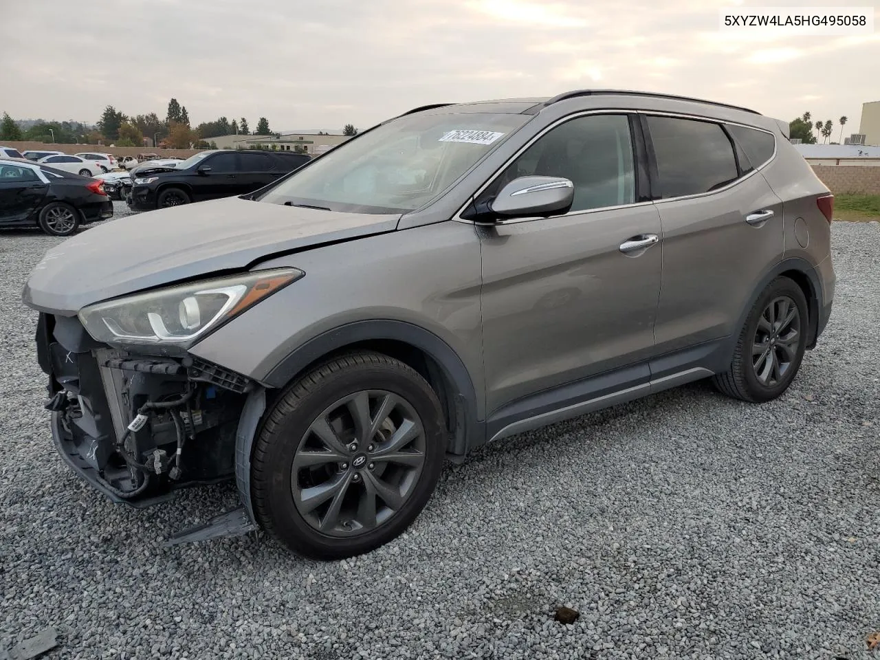 2017 Hyundai Santa Fe Sport VIN: 5XYZW4LA5HG495058 Lot: 76224884