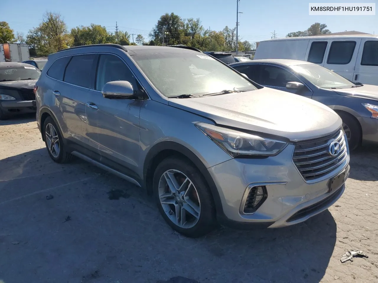 KM8SRDHF1HU191751 2017 Hyundai Santa Fe Se Ultimate