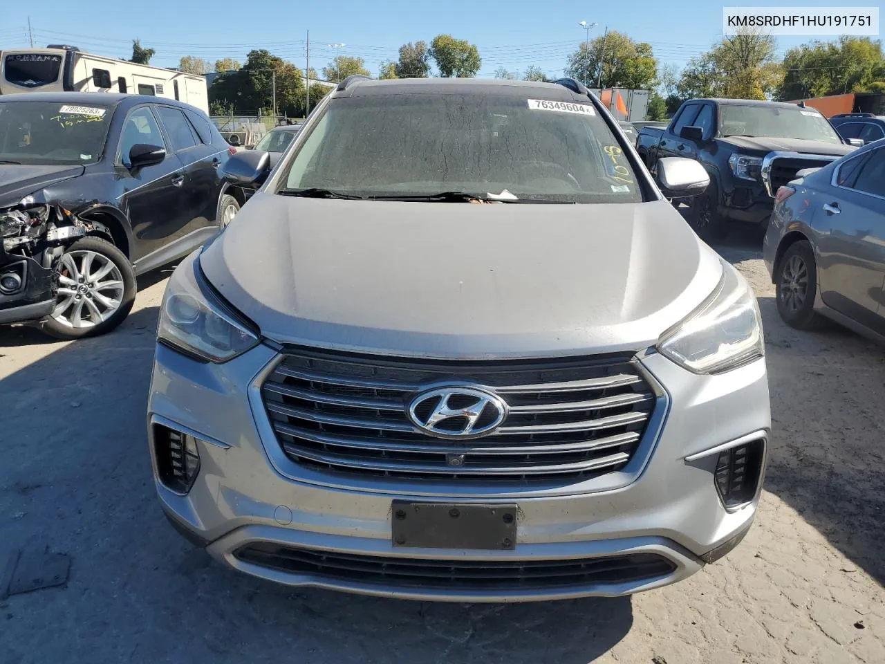 2017 Hyundai Santa Fe Se Ultimate VIN: KM8SRDHF1HU191751 Lot: 76349604