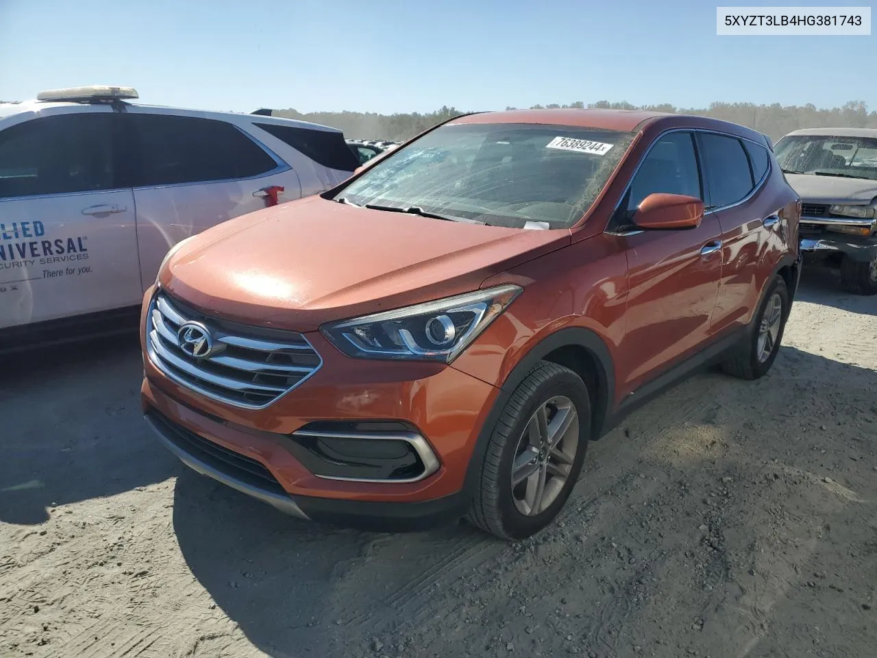 5XYZT3LB4HG381743 2017 Hyundai Santa Fe Sport