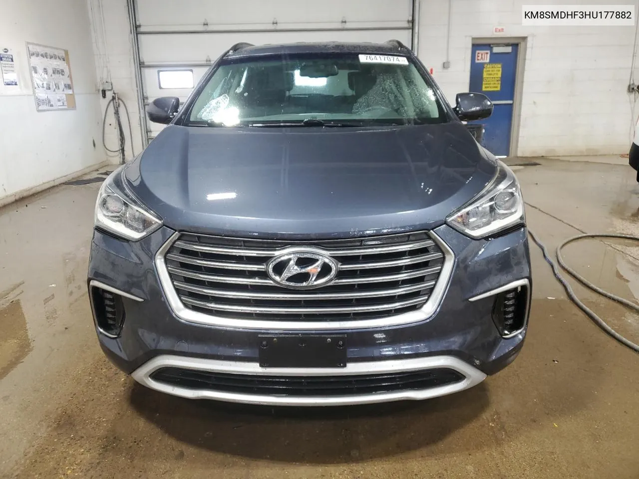 2017 Hyundai Santa Fe Se VIN: KM8SMDHF3HU177882 Lot: 76417074