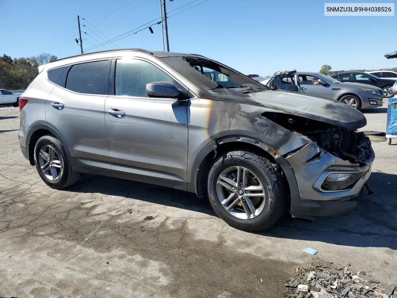 2017 Hyundai Santa Fe Sport VIN: 5NMZU3LB9HH038526 Lot: 76529514