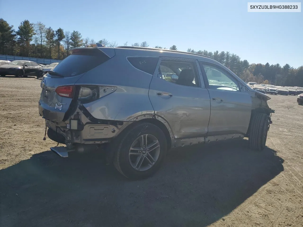 2017 Hyundai Santa Fe Sport VIN: 5XYZU3LB9HG388233 Lot: 76599914