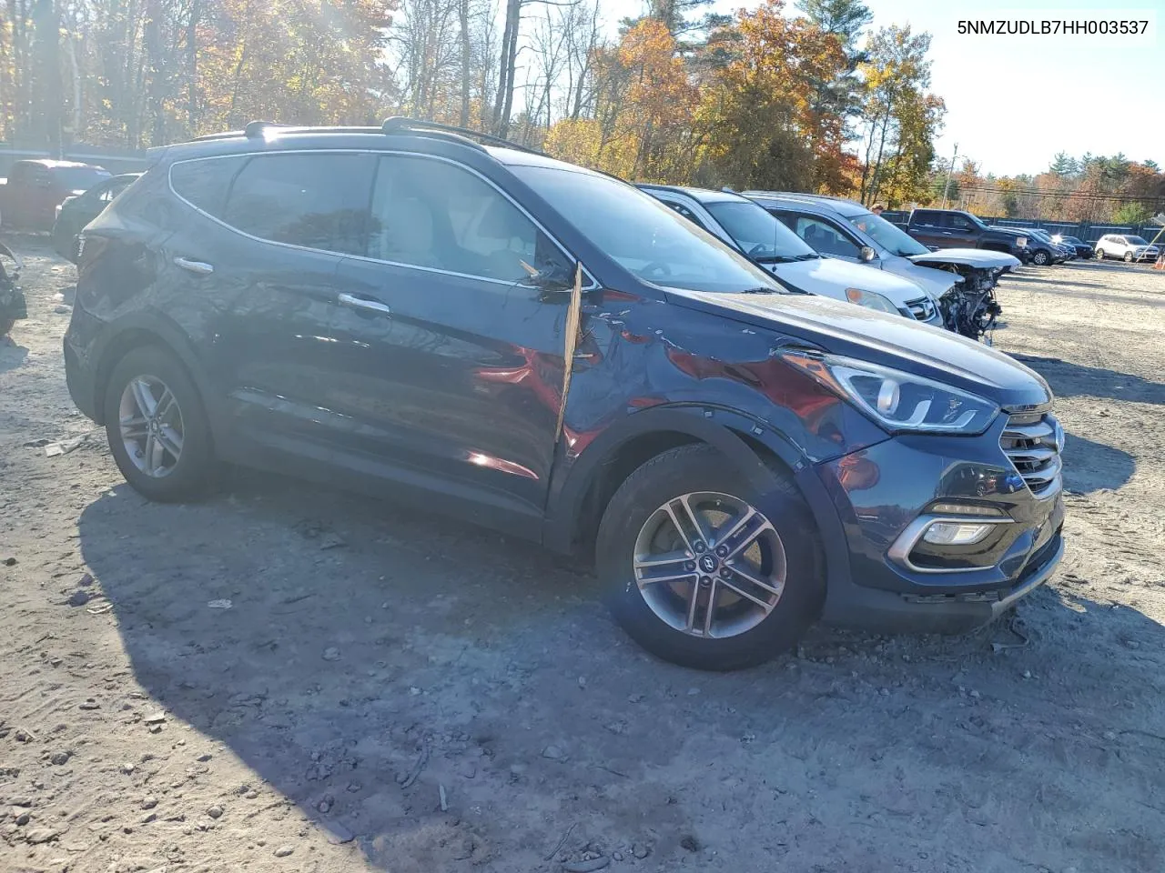 2017 Hyundai Santa Fe Sport VIN: 5NMZUDLB7HH003537 Lot: 76751254