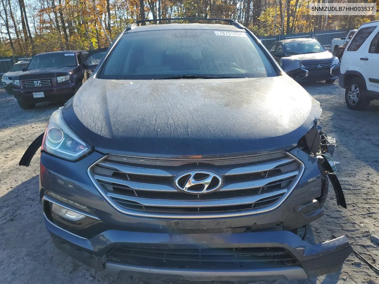 2017 Hyundai Santa Fe Sport VIN: 5NMZUDLB7HH003537 Lot: 76751254