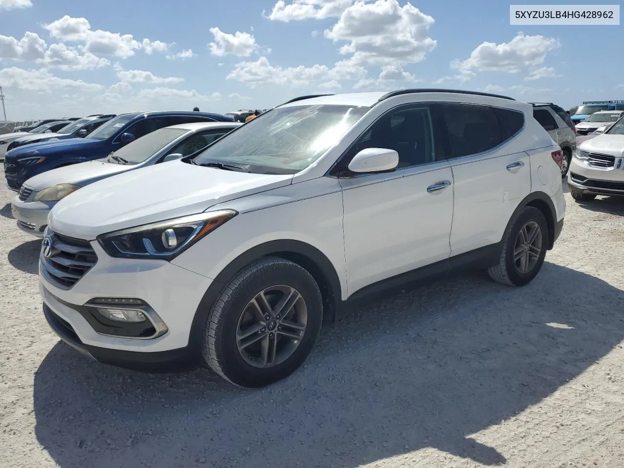 2017 Hyundai Santa Fe Sport VIN: 5XYZU3LB4HG428962 Lot: 76773424