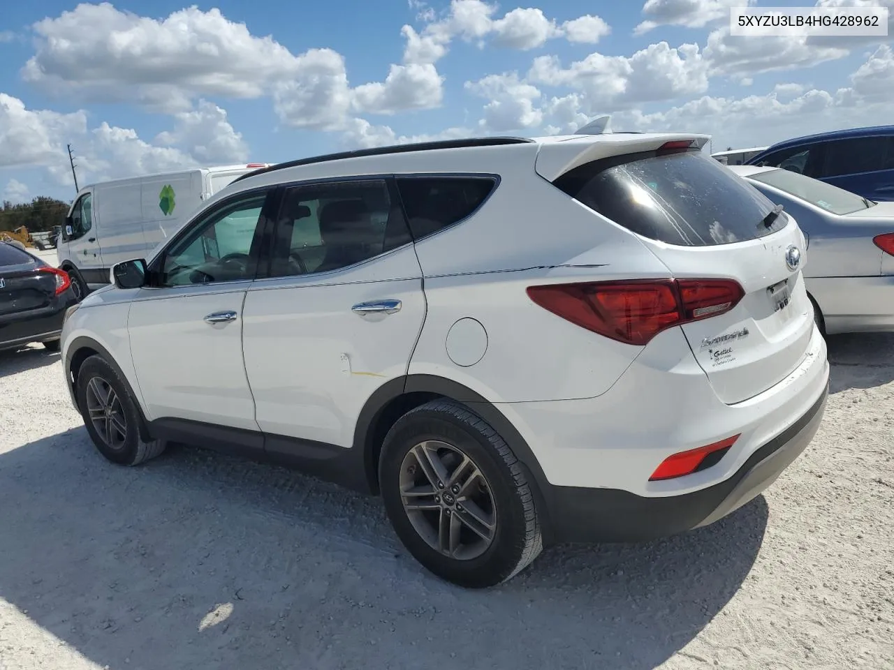 2017 Hyundai Santa Fe Sport VIN: 5XYZU3LB4HG428962 Lot: 76773424