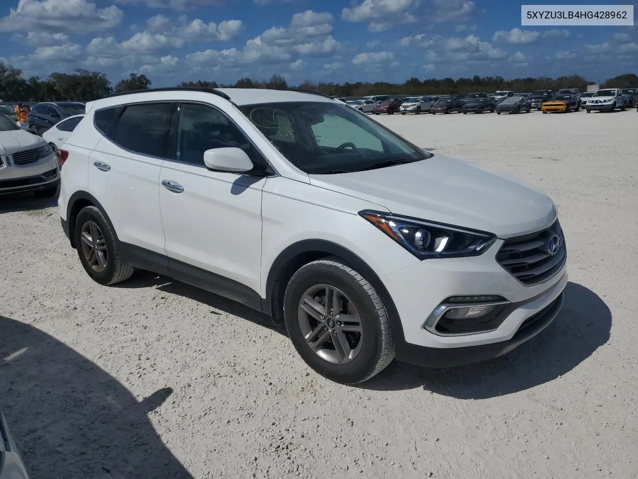 2017 Hyundai Santa Fe Sport VIN: 5XYZU3LB4HG428962 Lot: 76773424