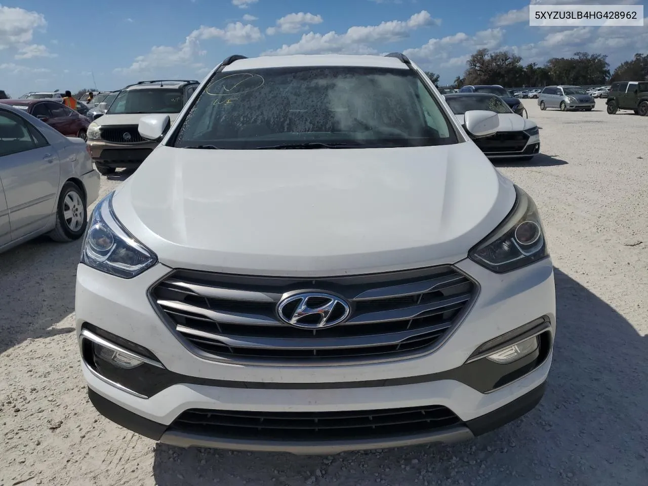 2017 Hyundai Santa Fe Sport VIN: 5XYZU3LB4HG428962 Lot: 76773424