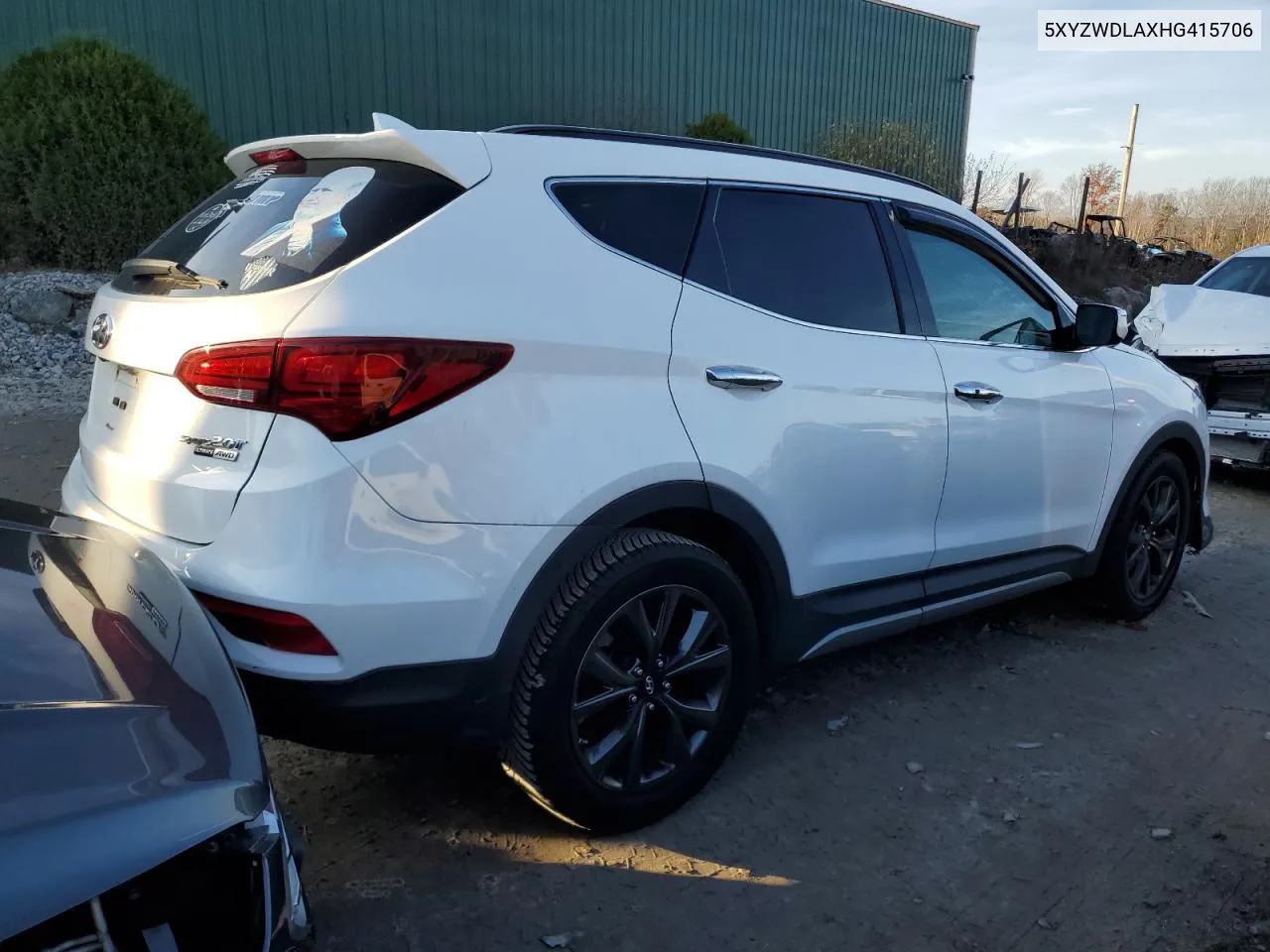 2017 Hyundai Santa Fe Sport VIN: 5XYZWDLAXHG415706 Lot: 76889524