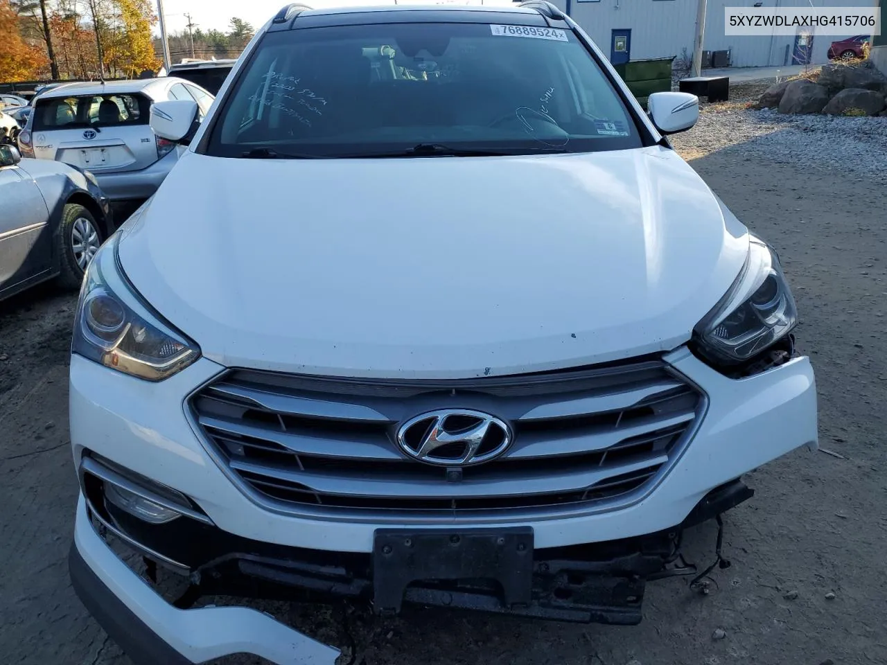 2017 Hyundai Santa Fe Sport VIN: 5XYZWDLAXHG415706 Lot: 76889524