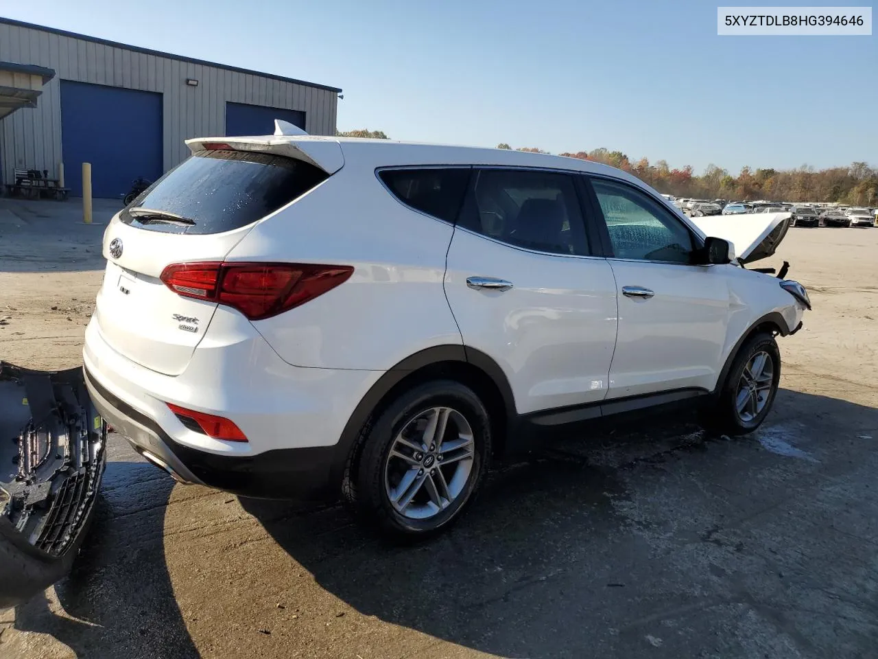 2017 Hyundai Santa Fe Sport VIN: 5XYZTDLB8HG394646 Lot: 76889744